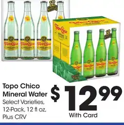 Ralphs Topo Chico Mineral Water offer
