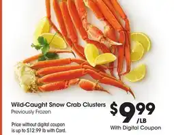 Ralphs Wild-Caught Snow Crab Clusters offer