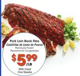Ralphs Pork Loin Back Ribs offer