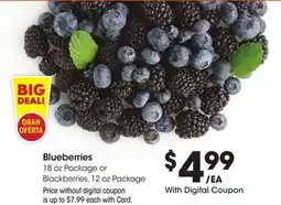 Ralphs Blueberries offer