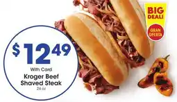 Ralphs Kroger Beef Shaved Steak offer