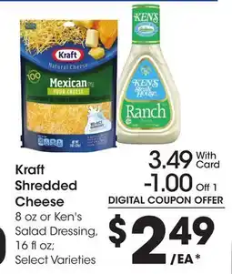 Ralphs Kraft Shredded Cheese offer