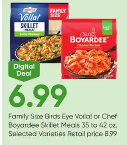 Stater Bros Family Size Birds Eye Voila! or Chef Boyardee Skillet Meals offer