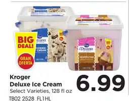 Food 4 Less Kroger Deluxe Ice Cream offer
