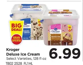 Food 4 Less Kroger Deluxe Ice Cream offer