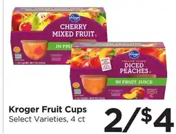 Food 4 Less Kroger Fruit Cups offer