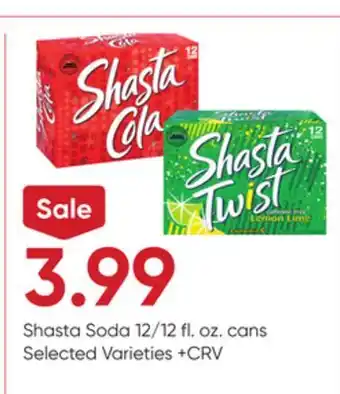 Stater Bros Shasta Soda offer