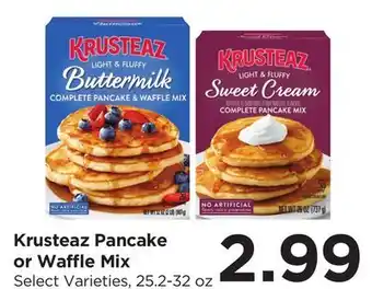 Food 4 Less Krusteaz Pancake or Waffle Mix offer