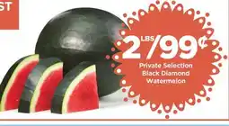 Food 4 Less Private Selection Black Diamond Watermelon offer