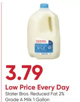 Stater Bros Stater Bros. Reduced Fat 2% Grade A Milk offer
