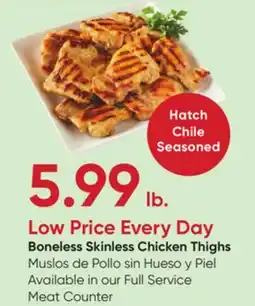 Stater Bros Boneless Skinless Chicken Thighs offer