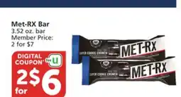 Pavilions Met-RX Bar offer
