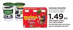 Food 4 Less Danimals Smoothie offer