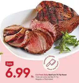 Stater Bros Fresh Beef Loin Tri Tip Roast offer