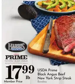 Pavilions USDA Prime Black Angus Beef New York Strip Steak offer