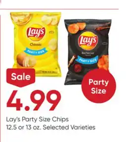 Stater Bros Lay's Party Size Chips offer