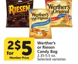 Pavilions Werther's or Riesen Candy Bag offer