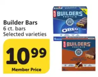 Pavilions Builder Bars offer
