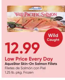 Stater Bros AquaStar Skin-On Salmon Fillets offer