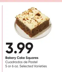 Stater Bros Bakery Cake Squares offer