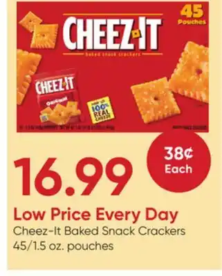 Stater Bros Cheez-It Baked Snack Crackers offer