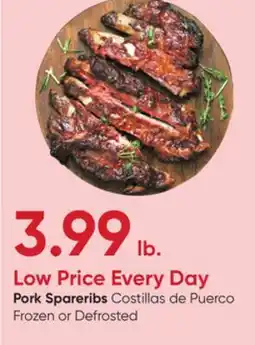 Stater Bros Pork Spareribs offer