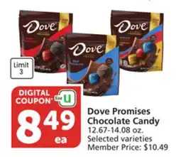 Pavilions Dove Promises Chocolate Candy offer