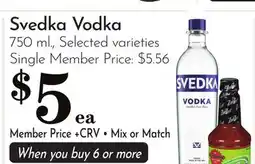 Pavilions Svedka Vodka offer