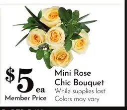 Pavilions Mini Rose Chic Bouquet offer