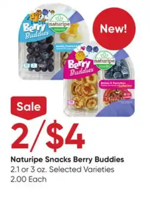 Stater Bros Naturipe Snacks Berry Buddies offer
