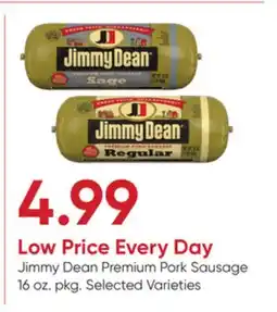Stater Bros Jimmy Dean Premium Pork Sausage offer