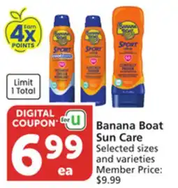 Pavilions Banana Boat Sun Care offer