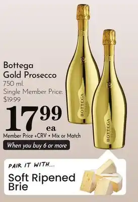 Pavilions Bottega Gold Prosecco offer