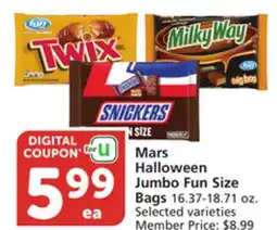 Pavilions Mars Halloween Jumbo Fun Size Bags offer