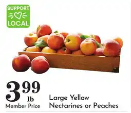 Pavilions Large Yellow Nectarines or Peaches offer