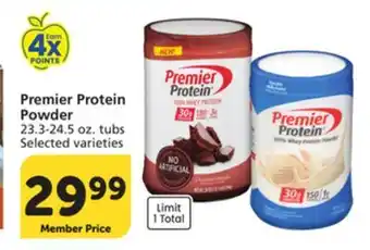 Pavilions Premier Protein Powder offer