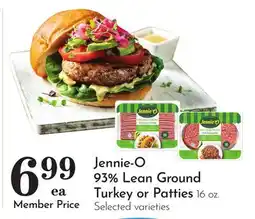 Pavilions Jennie-O 93% Lean Ground Turkey or Patties offer