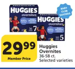 Pavilions Huggies Overnites offer