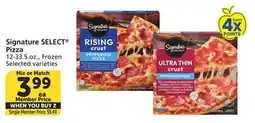 Albertsons Signature SELECT Pizza offer