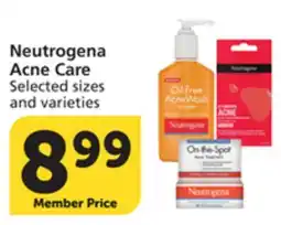 Albertsons Neutrogena Acne Care offer