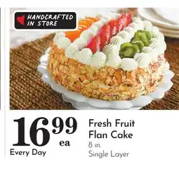 Pavilions Fresh Fruit Flan Cake offer