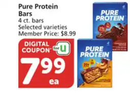 Pavilions Pure Protein Bars offer