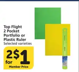Pavilions Top Flight 2 Pocket Portfolio or Plastic Ruler offer