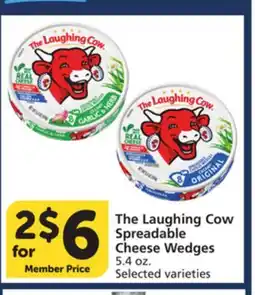 Albertsons The Laughing Cow Spreadable Cheese Wedges offer