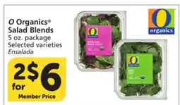Albertsons O Organics Salad Blends offer
