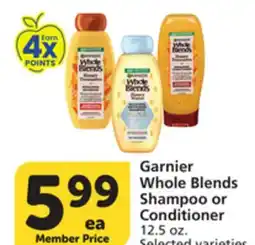 Albertsons Garnier Whole Blends Shampoo or Conditioner offer