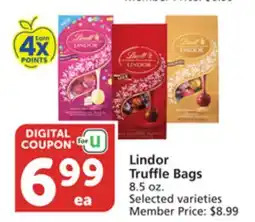 Albertsons Lindor Truffle Bags offer
