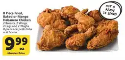 Albertsons 8 Piece Fried, Baked or Mango Habanero Chicken offer