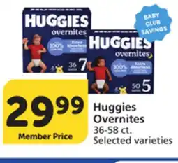Albertsons Huggies Overnites offer