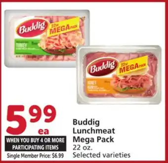 Albertsons Buddig Lunchmeat Mega Pack offer